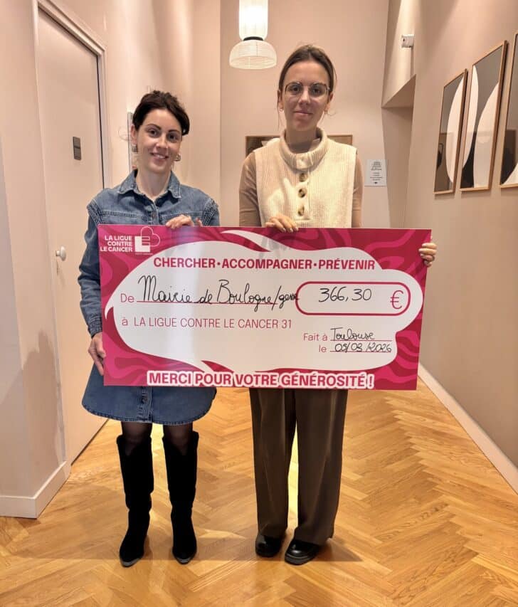 Une belle somme pour la Ligue contre le Cancer, récoltée grâce à la mobilisation de la mairie, avec le soutien des commerçants.