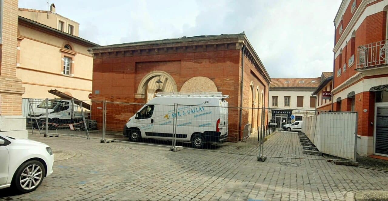 Mise en sécurité du chantier