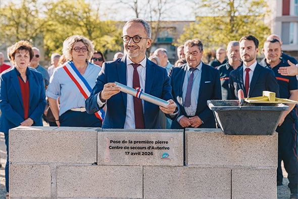 Première pierre à Auterive