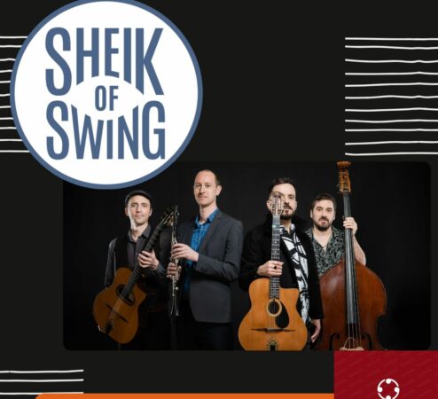 Une superbe soirée en perspective au Sarcos Kfé avec les accords manouches des Sheik of Swing.