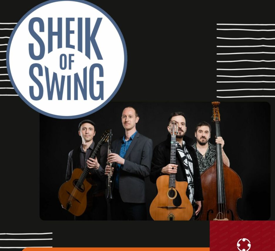 Une superbe soirée en perspective au Sarcos Kfé avec les accords manouches des Sheik of Swing.