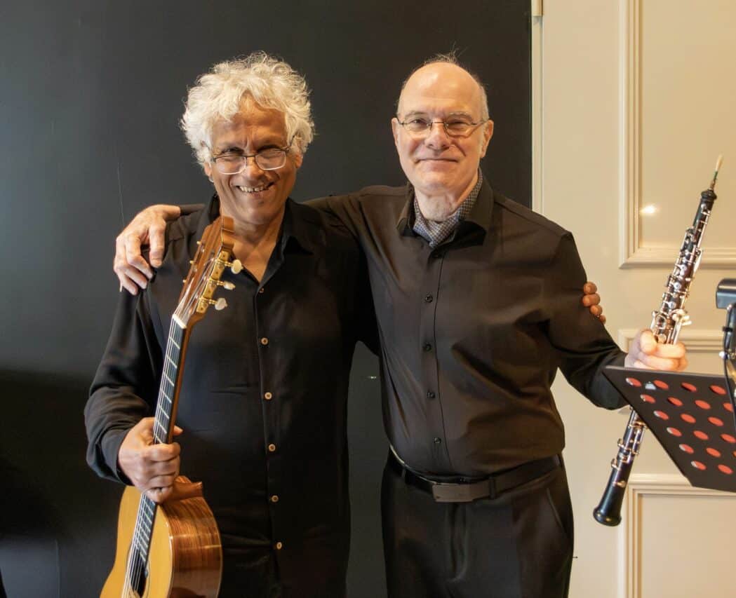 Raymond Gratien et Laurent Hacquard, de l'Ensemble Architecture et Musique, donneront un récital classique à Blajan le 30 mai.