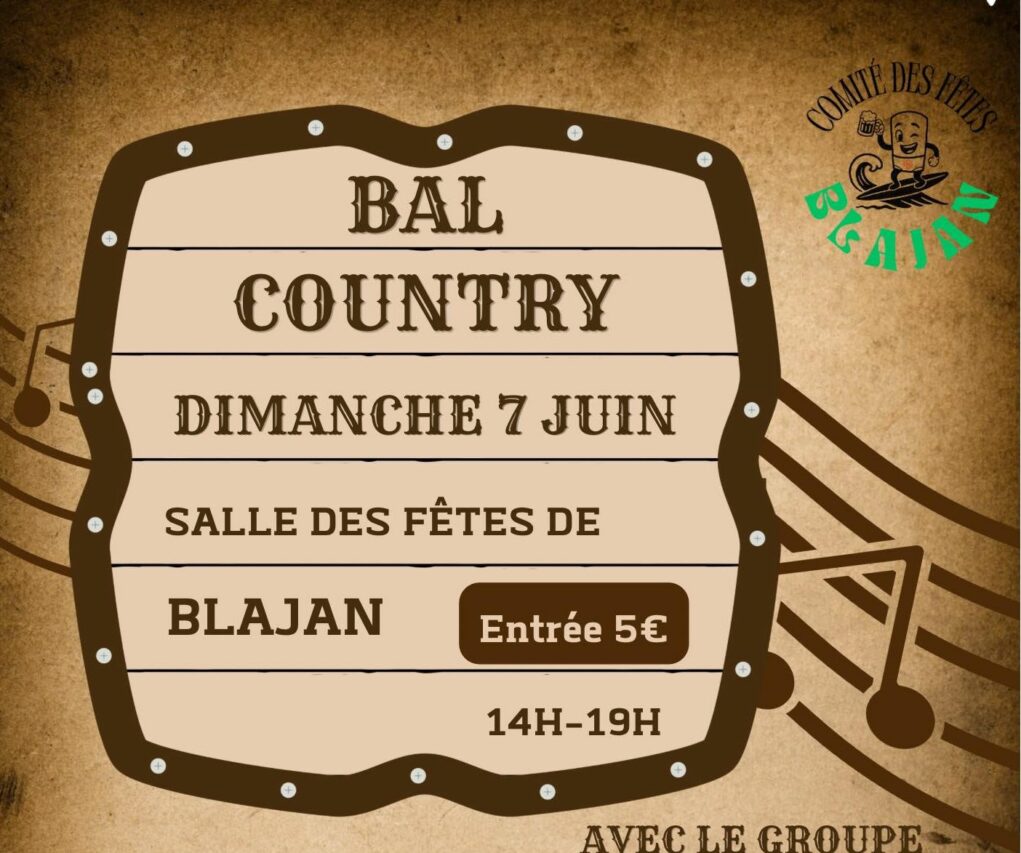 Une après-midi 100% country avec le bal du comité des fêtes à Blajan.