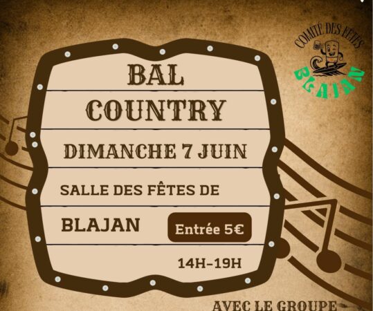 Une après-midi 100% country avec le bal du comité des fêtes à Blajan.