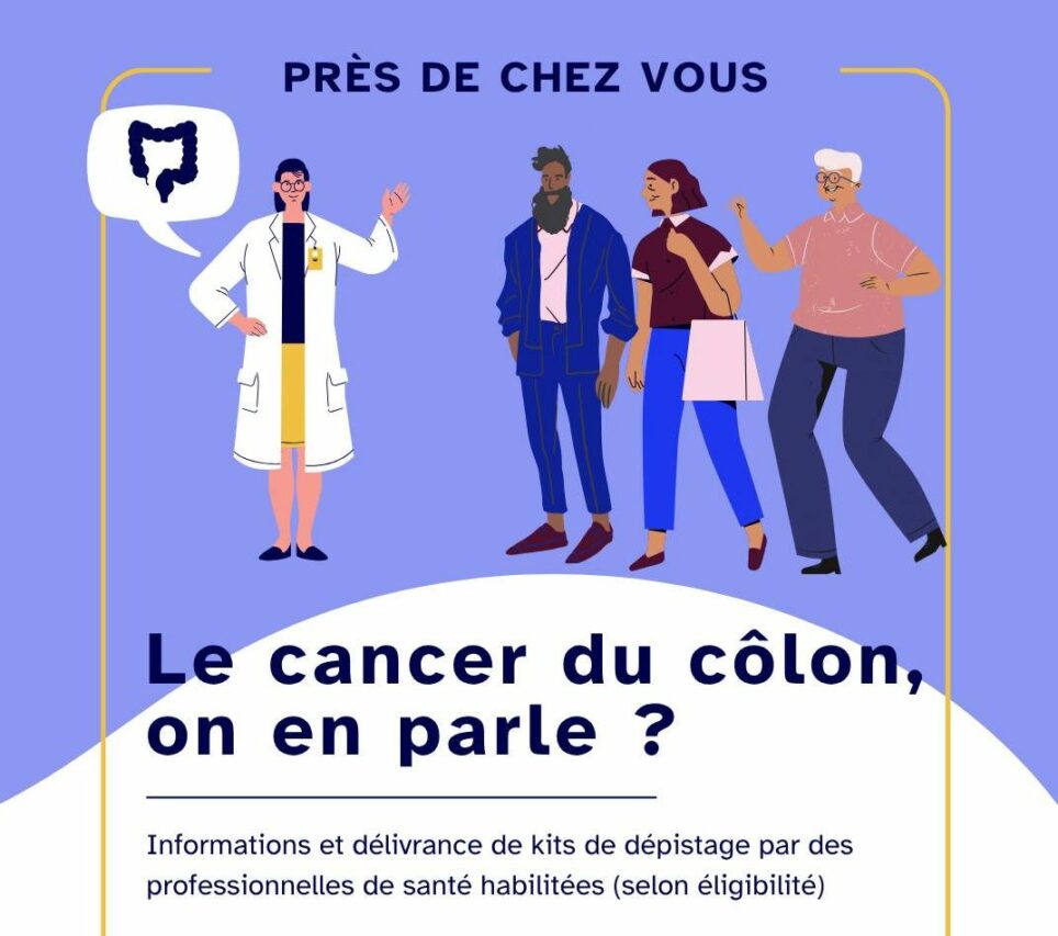 Pour informer le public sur le dépistage du cancer colorectal, la CPTS tiendra un stand sur le marché.