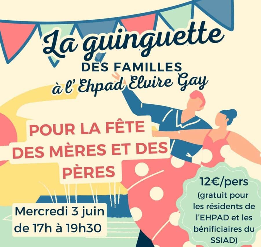 On va guincher à l'Ehpad pour la fête des Mères et des Pères. A vos agendas.