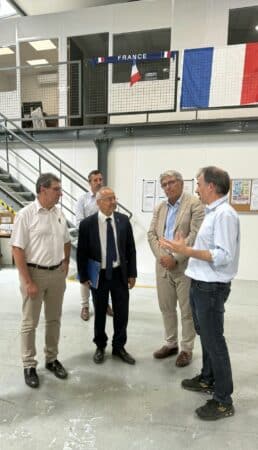 Une visite instructive et constructive.