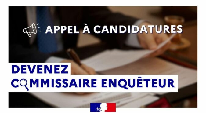 La marche à suivre pour devenir commissaire-enquêteur.