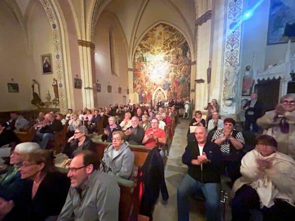 Une superbe soirée pour soutenir le projet de restauration de l'église de Saint Laurent, avec le concert de Ma Grand Mère était noire.