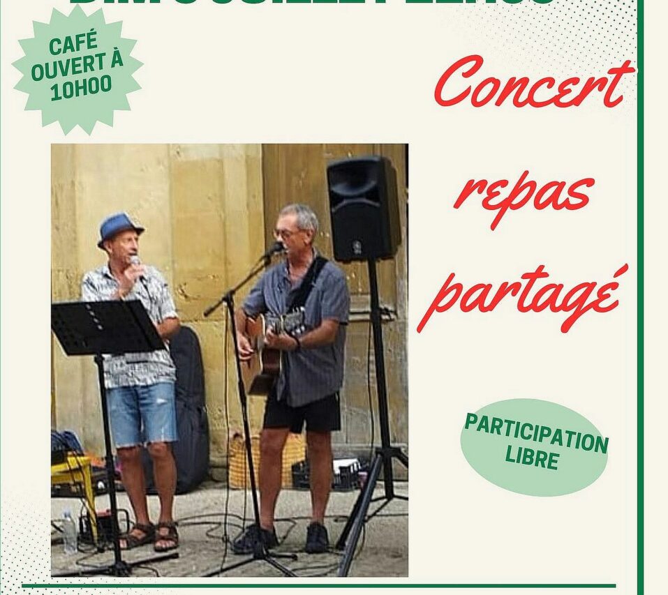 Une soirée musicale à ne pas manquer au Sarcos K'fé avec Dom et Jerry.