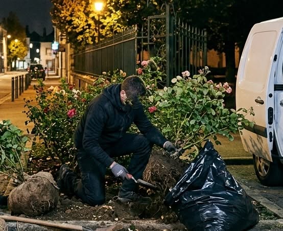 Inadmissible : le vol de plantes dans les espaces verts communaux. (photo illustration)
