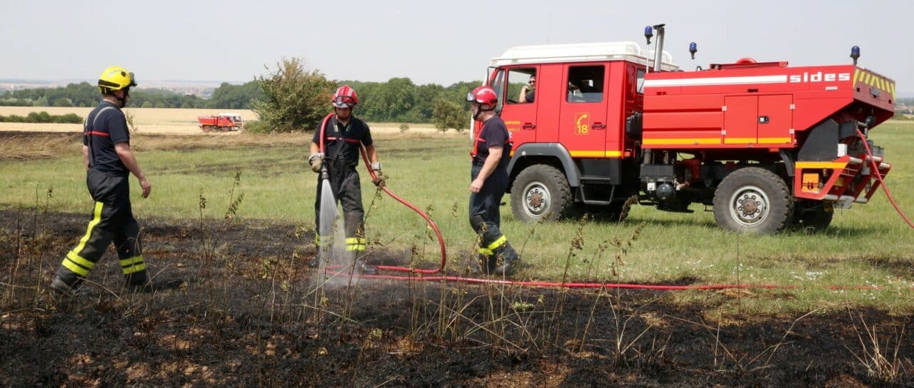 Feu de chaumes, Illustration