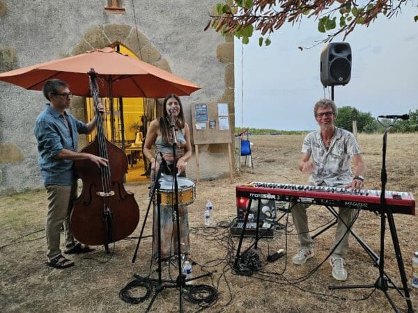 Manel Cheniti, un trio jazzy de talent pour animer la soirée de Camell'Arts.