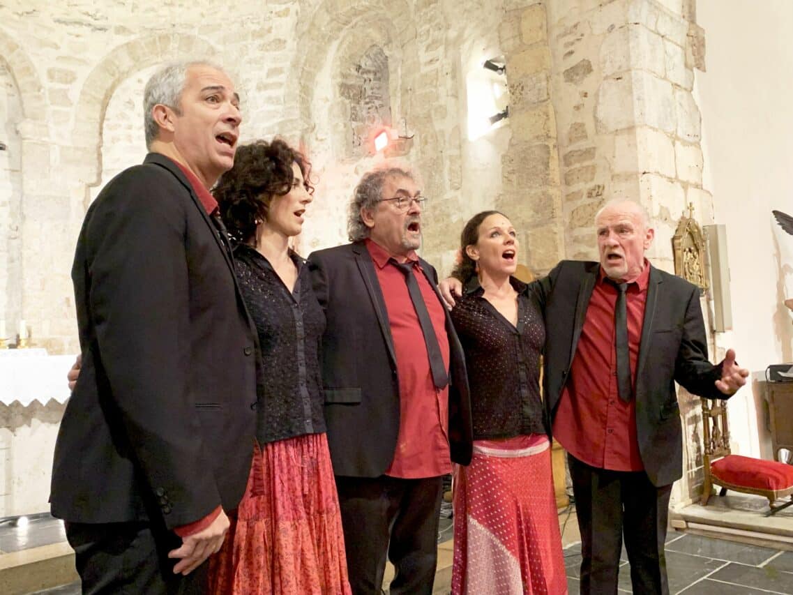 Le quintet vocal Canaletto prochainement en concert à Aurignac.