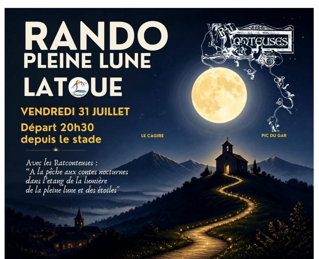 Balade de nuit à Latoue, une soirée conviviale et festive à ne pas manquer.