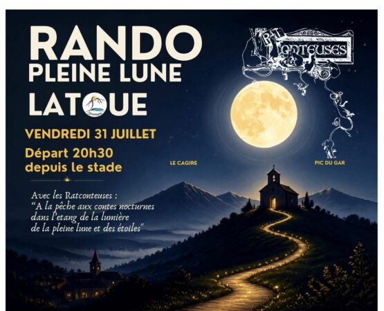 Balade de nuit à Latoue, une soirée conviviale et festive à ne pas manquer.
