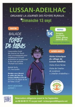 Ballade en forêt et visite du village