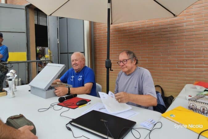 Au graphique des concours, les dirigeants de la Pétanque Boulonnaise, fidèles au poste.