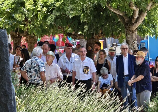 La cérémonie du souvenir à Aurignac a ouvert officiellement les festivités.