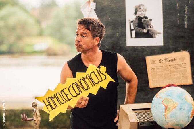 Un spectacle seul en scène avec Huges Amsler à Montbernard le 3 septembre.