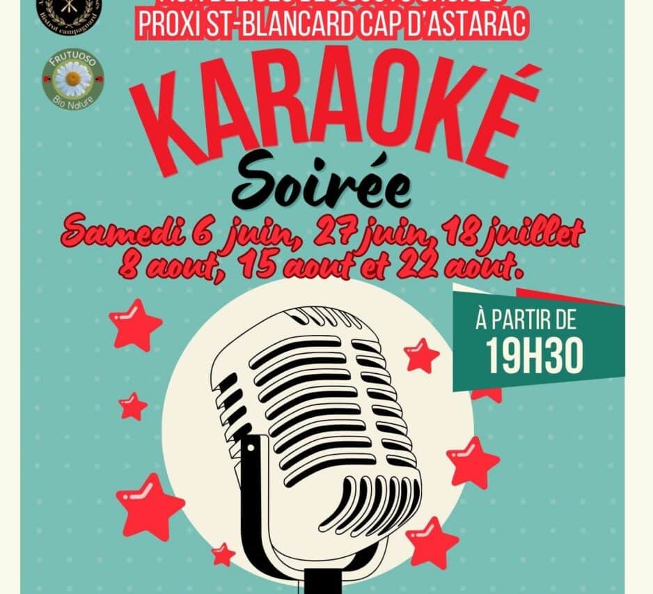 Chanter à tue-tête mais oui vous pouvez, au karaoké du Proxi de Saint-Blancard.