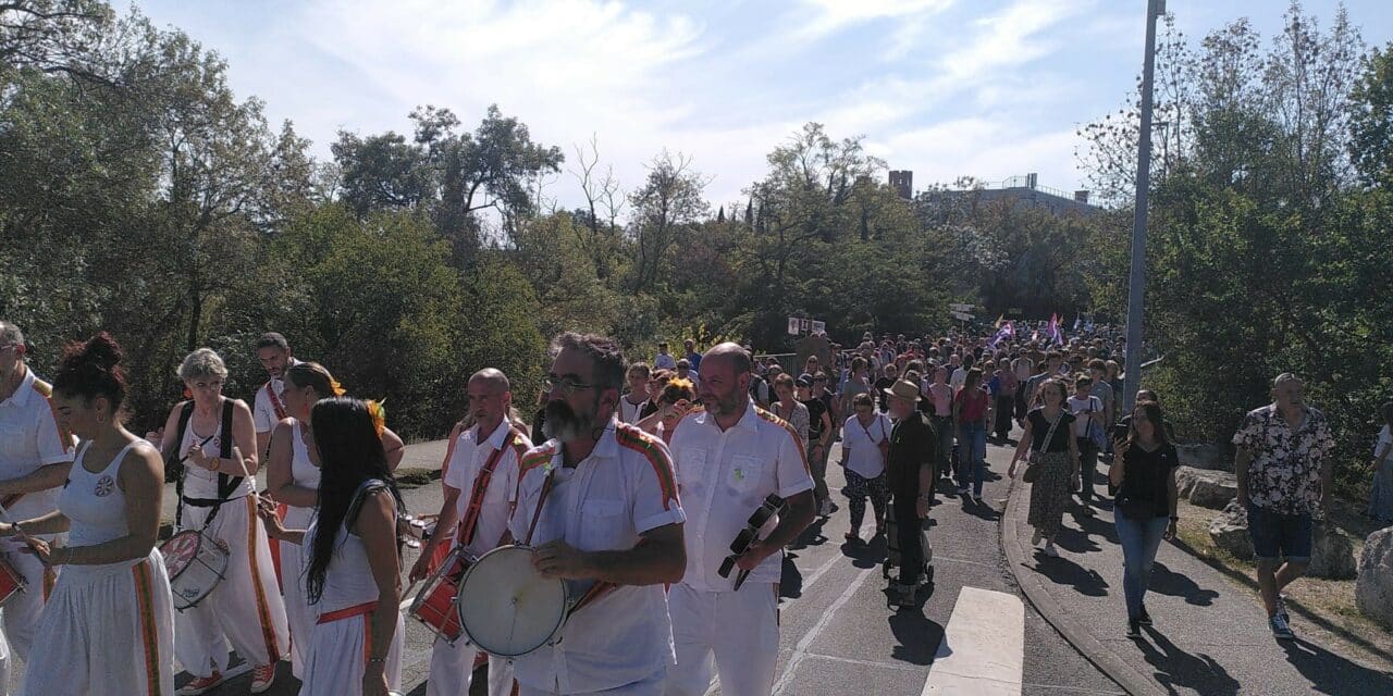 Cortege manif climat Muret