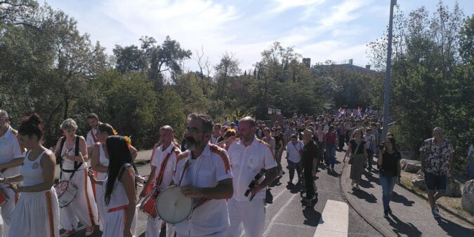 Cortege manif climat Muret