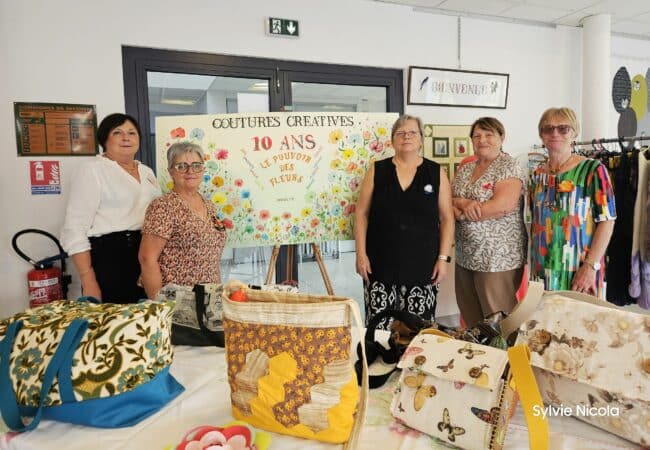 Coutures créatives a fêté son dixième anniversaire (le bureau).