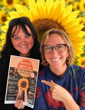 Chrystelle Gauthier et Anna Saez, aux manettes du Festival du Bien-être L'Islois.
