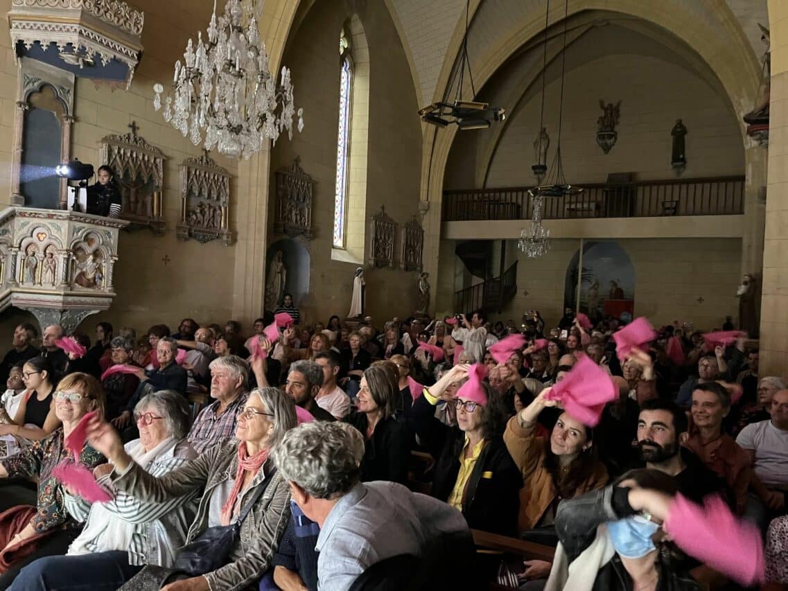 Octobre Rose à Saint Blancard l'an dernier, un nouveau spectacle cette année.