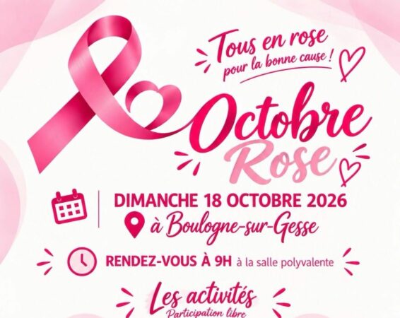Associations et municipalité ensemble pour Octobre Rose à Boulogne.